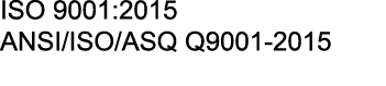 ISO 9001:2015 ANSI/ISO/ASQ Q9001 2015