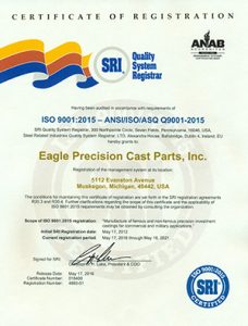 Eagle Precision - ISO Certificate
