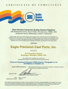 Eagle Precision - PED Certificate