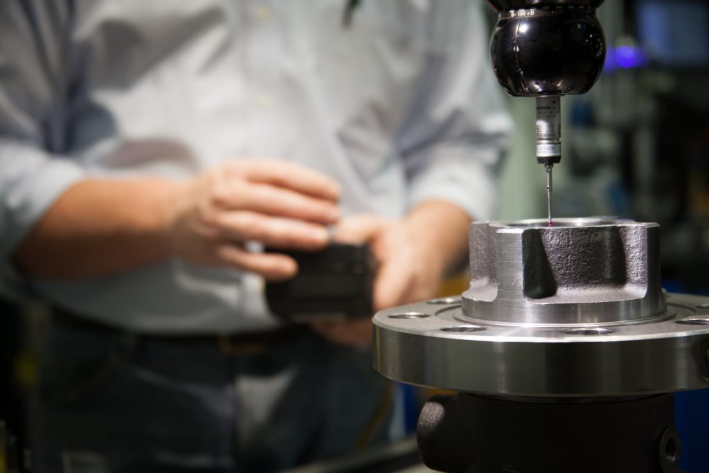 CMM measuring casting